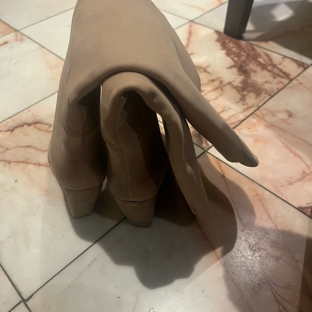 Steve Madden Tan Over the Knee Boots